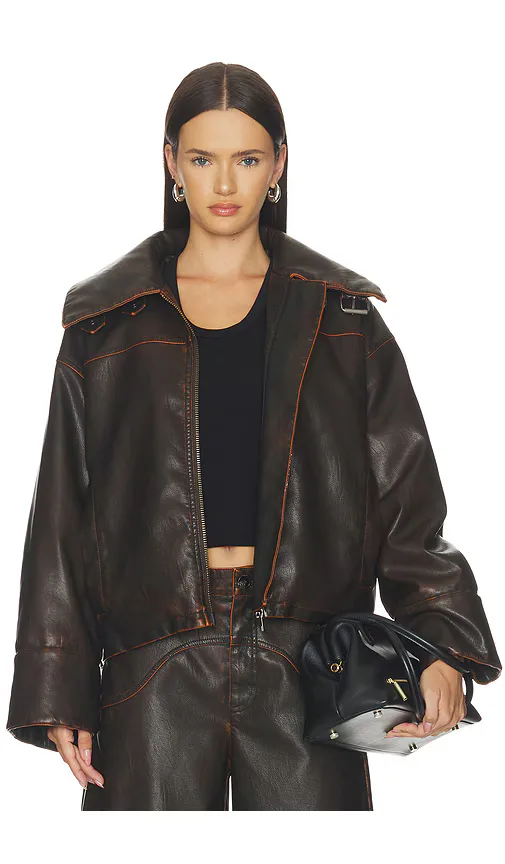 Baani Leather Jacket by Baum und Pferdgarten