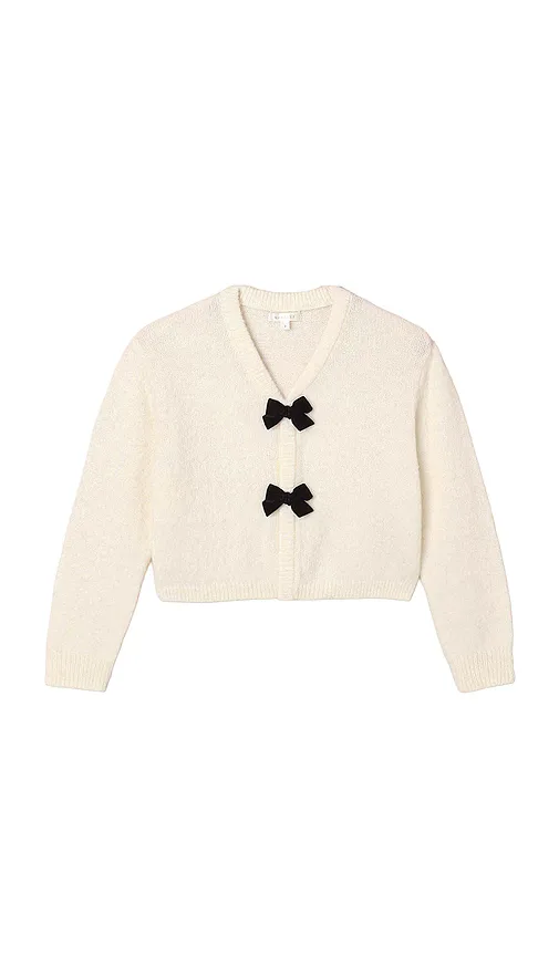 Bow Cardigan by Noralee