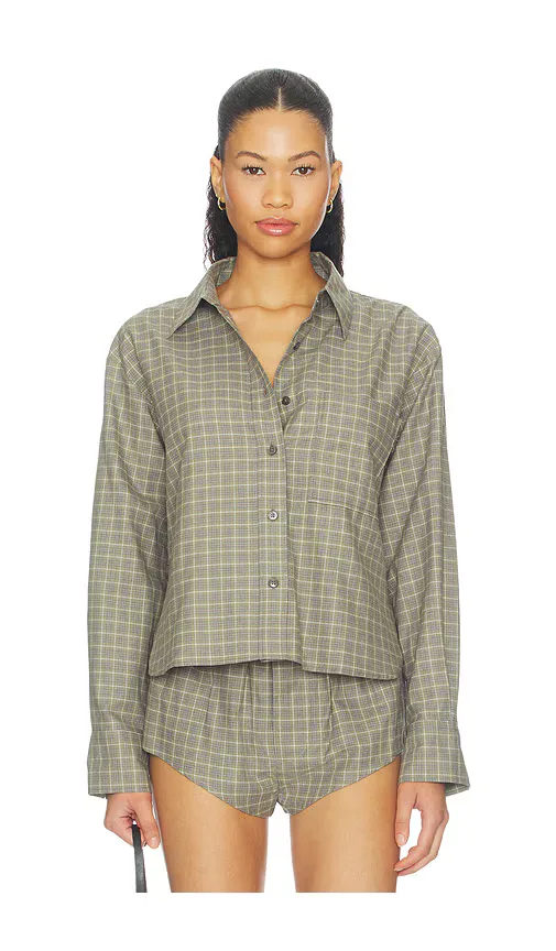 Cropped Oversized Shirt