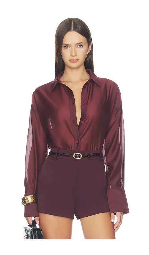 4th & Reckless x Revolve Gracey Sheer Shirt by 4th & Reckless