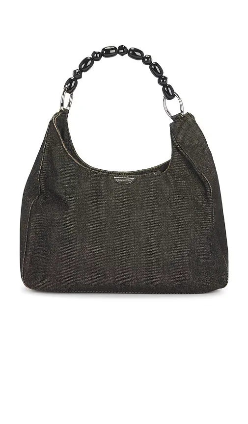 Dior Denim Maris Pearl Shoulder Bag by Fwrd Renew