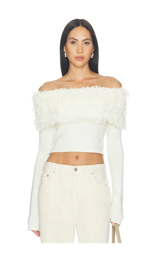 Cleo Fringe Sweater by More to Come