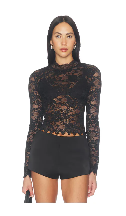 Laura Long Sleeve Top by Superdown