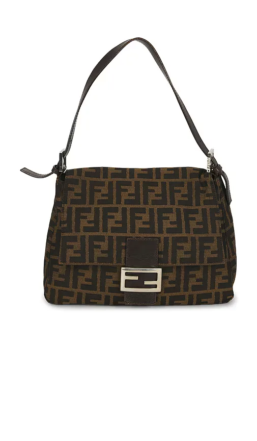 Fendi Zucca Mama Baguette Shoulder Bag by Fwrd Renew