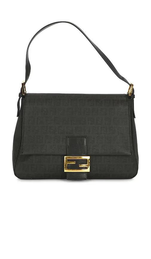 Fendi Zucchino Spalmati Mama Baguette Shoulder Bag by Fwrd Renew
