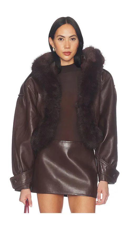 Jia Leather Jacket by Retrofête