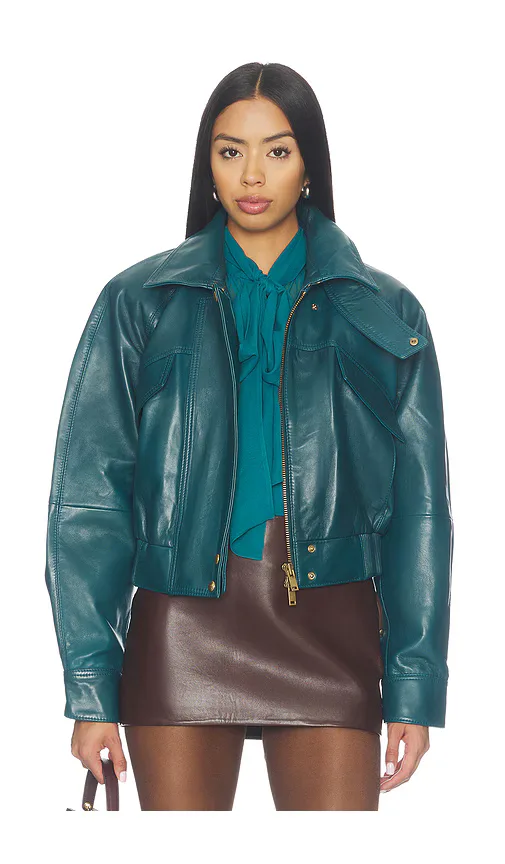 Lykke Leather Jacket by Retrofête