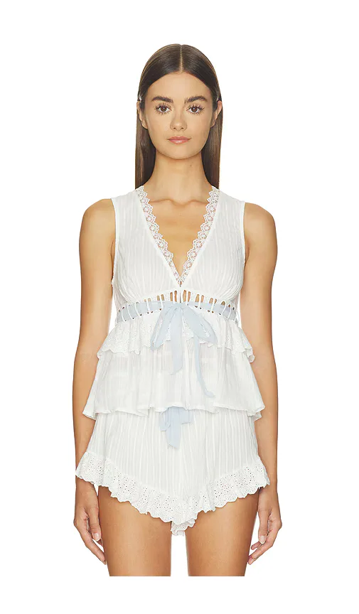 Jia Sleep Top by For Love & Lemons