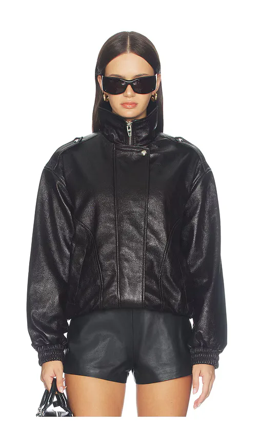 Faux Leather Jacket