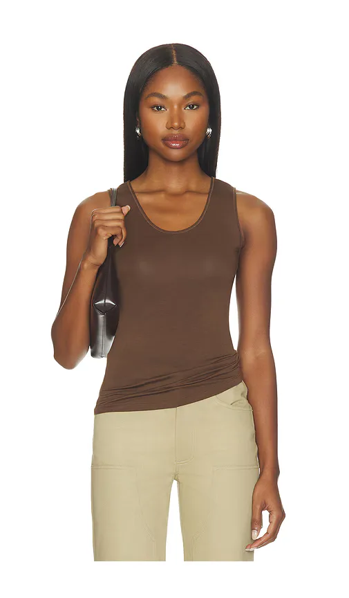 Scoop Neck Tank Top by Renggli