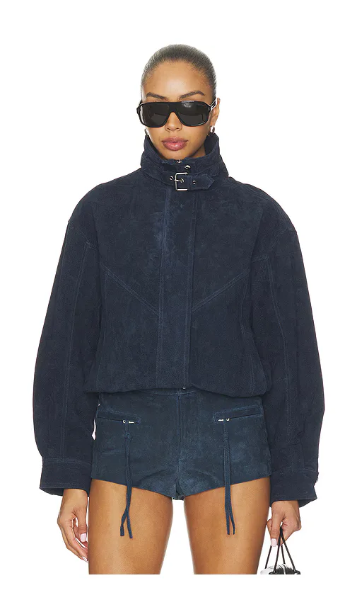 Faux Suede Jacket by BLANKNYC