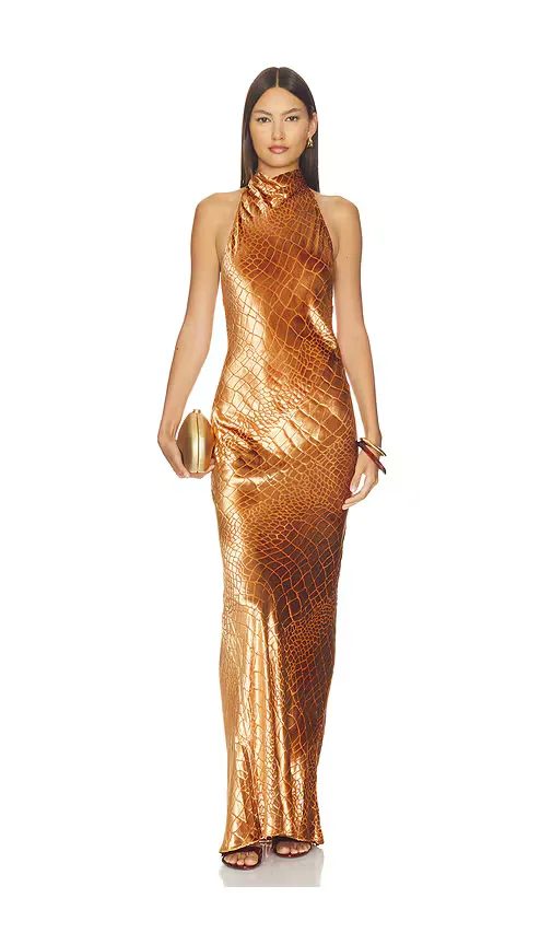 Halter Bias Gown by The Sei