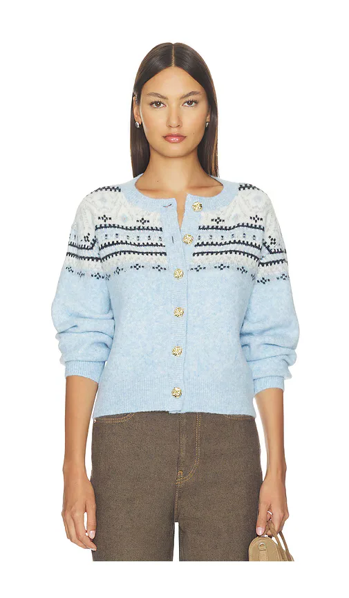 Hilda Fairisle Cardigan by Generation Love