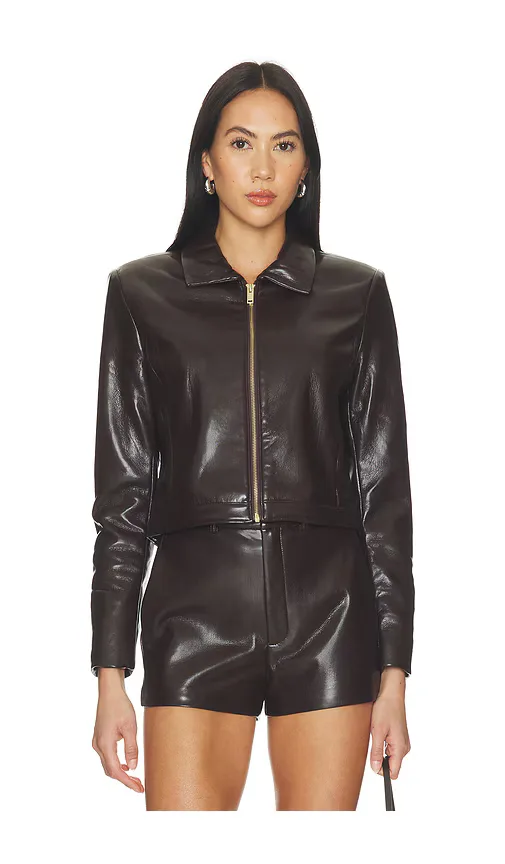 Lola Faux Leather Jacket