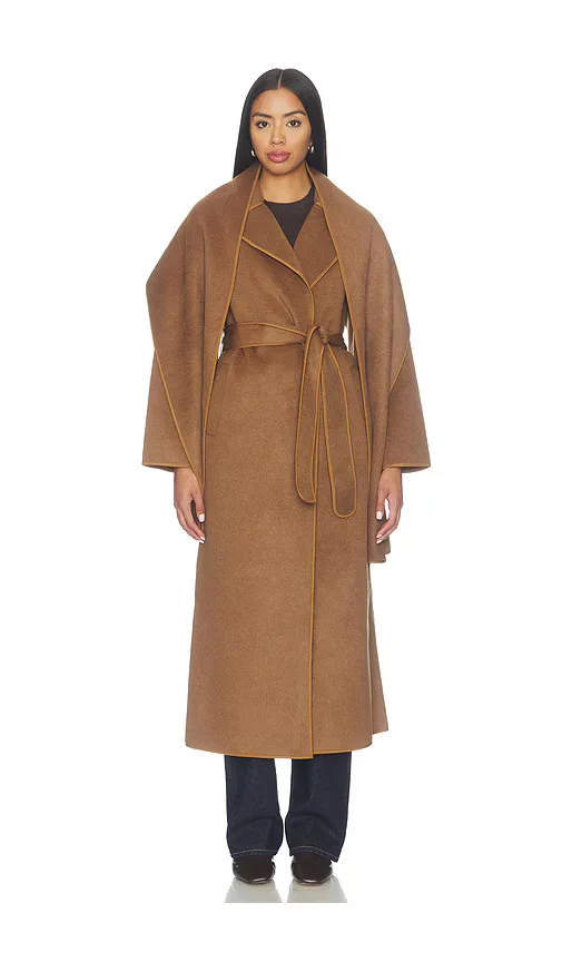 Veldra Scarf Coat by Elliatt
