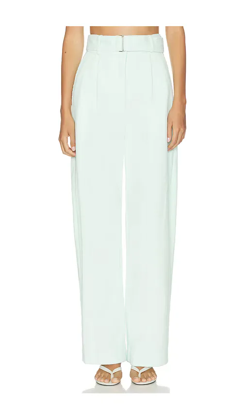 Pleated Barrel Trouser by Matthew Bruch