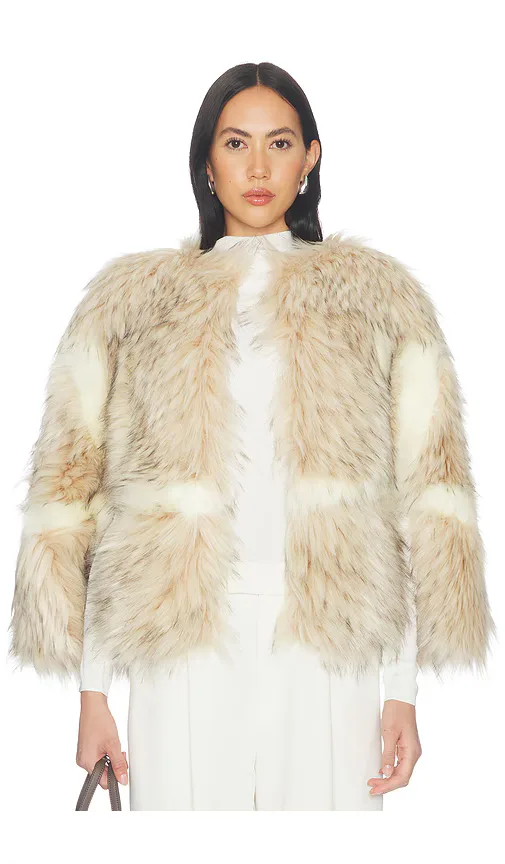 Page Faux Fur Cape by Aknvas