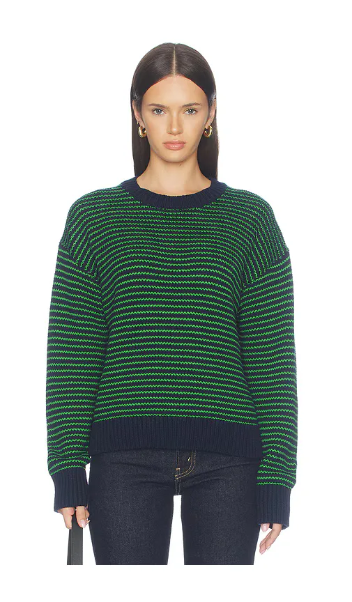 Aura Relaxed Crew Neck Sweater by Pistola