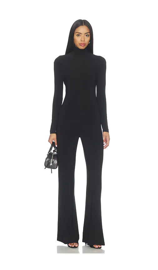 Long Sleeve Turtleneck Jumpsuit by Norma Kamali
