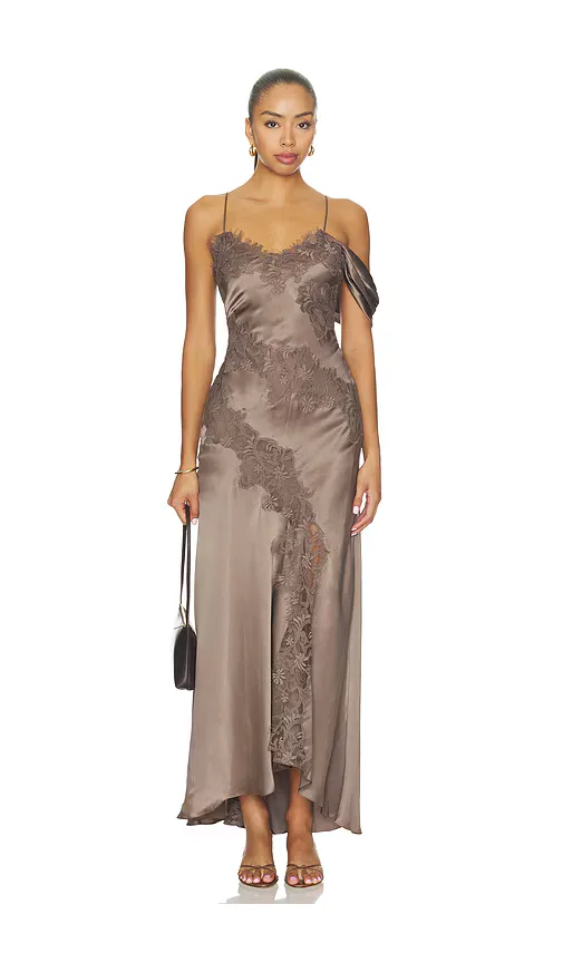 Reese Cascade Lace Gown by Amur