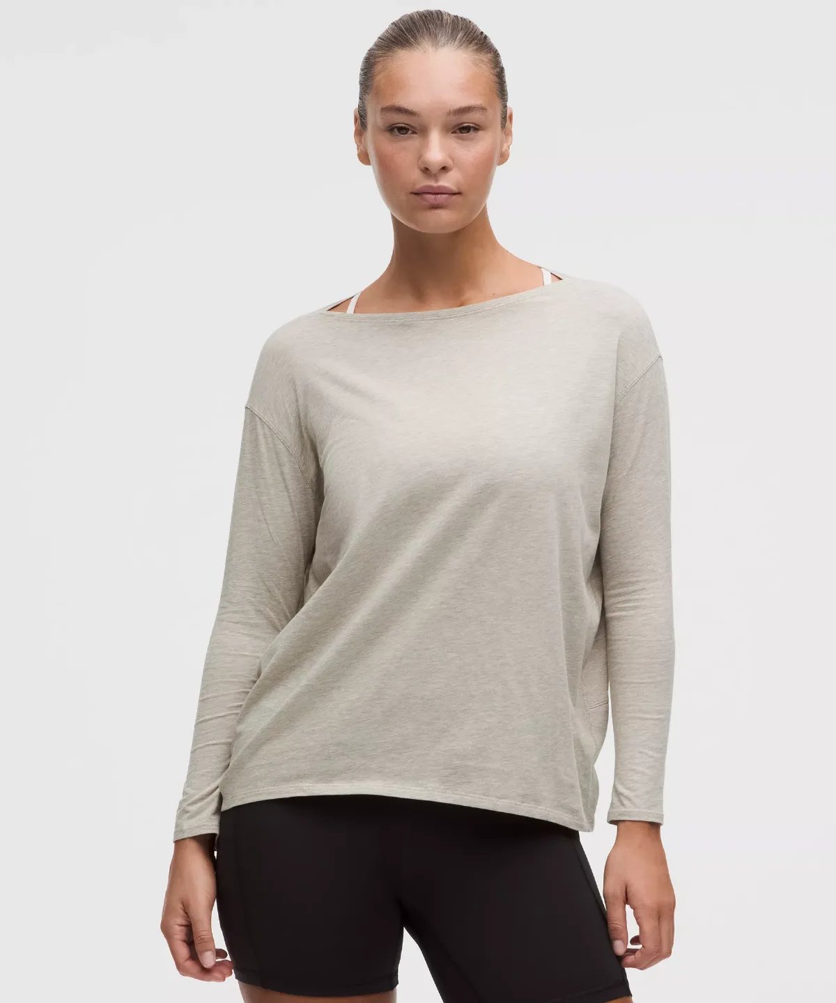 Back in Action Organic Cotton-Blend Long-Sleeve Shirt by Lululemon