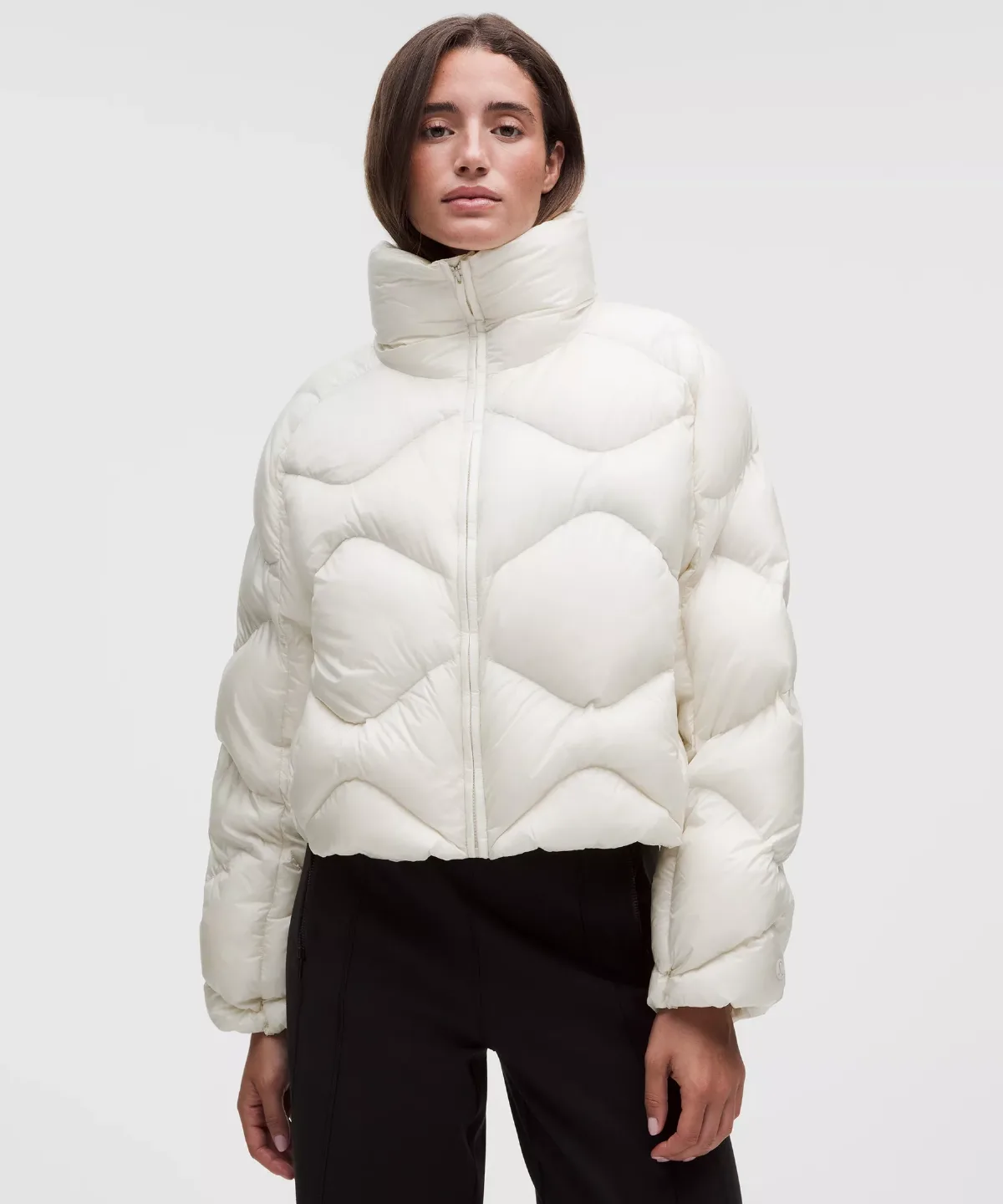 Featherweight Cropped Quilted Puffer