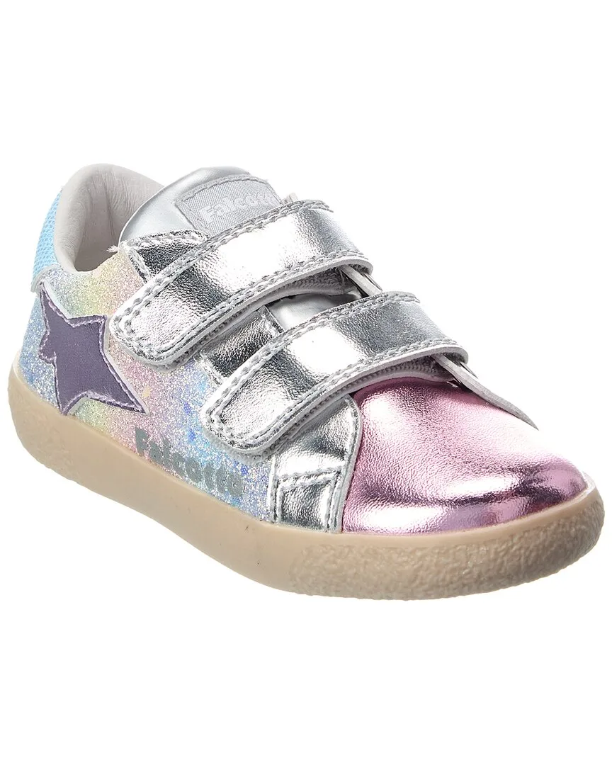 Falcotto Alnoite 2 Glitter & Leather Sneaker by Naturino