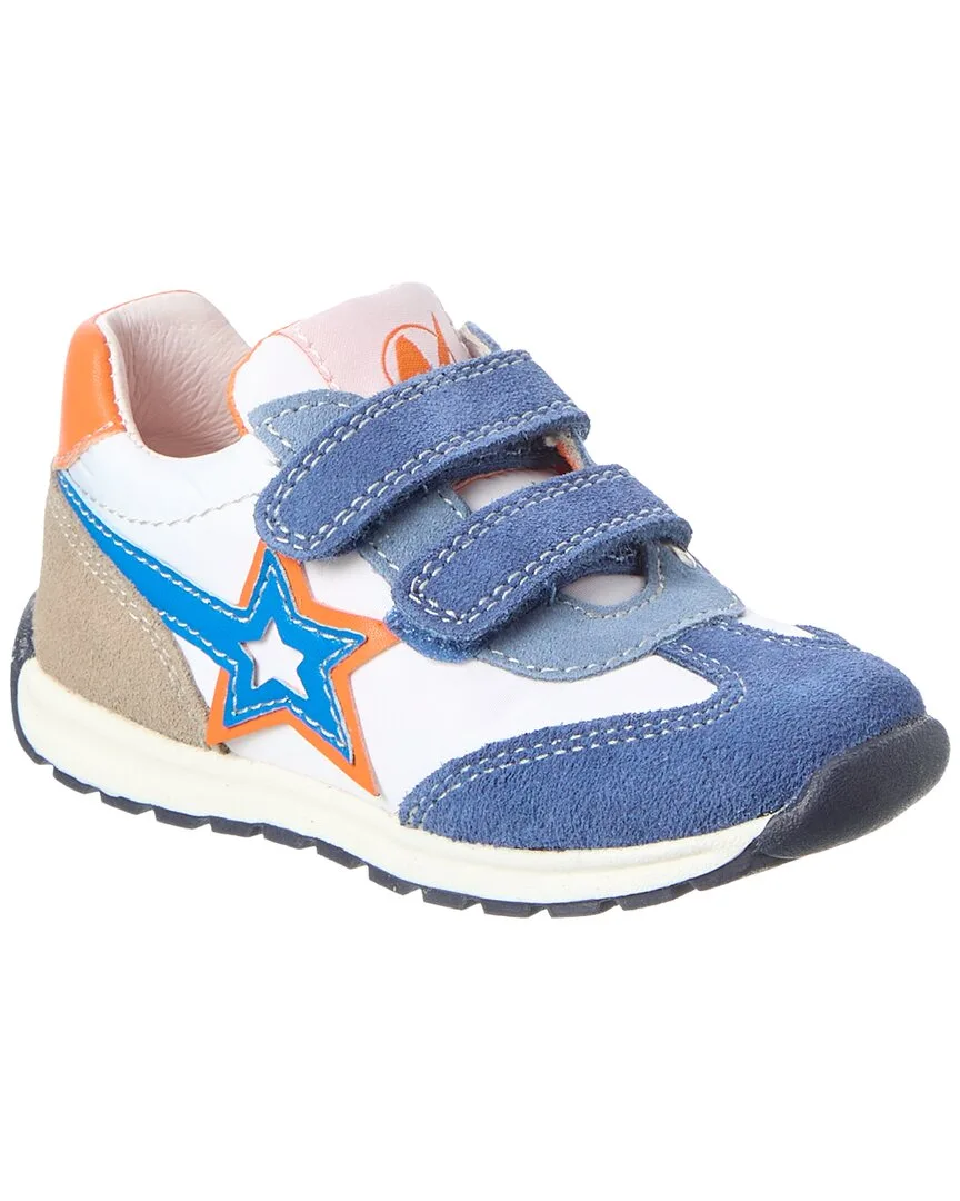 Crumi Nylon & Suede Sneaker by Naturino