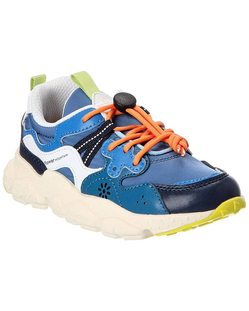 Yamano 3 Leather & Nylon Sneaker by Naturino