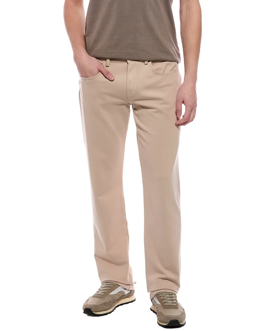 The Straight Double Knit Beige Jean by 7 for All Mankind