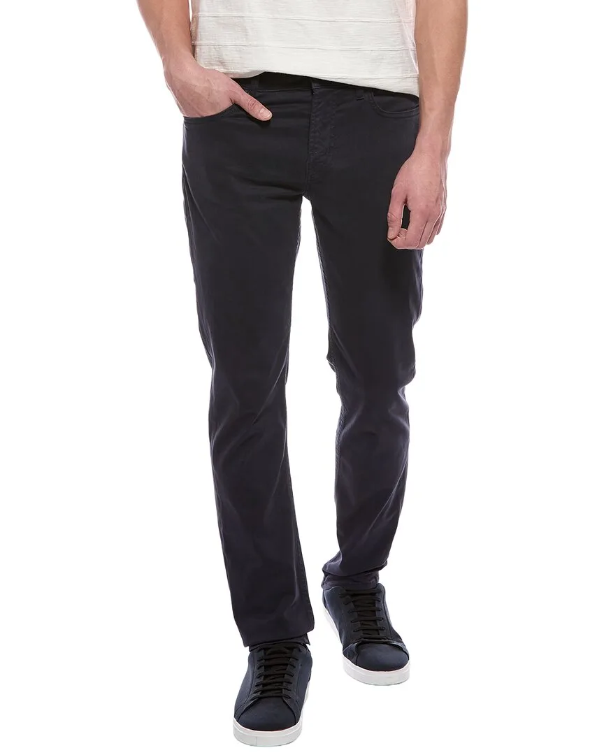 Slimmy Sateen Navy Chino Jean by 7 for All Mankind