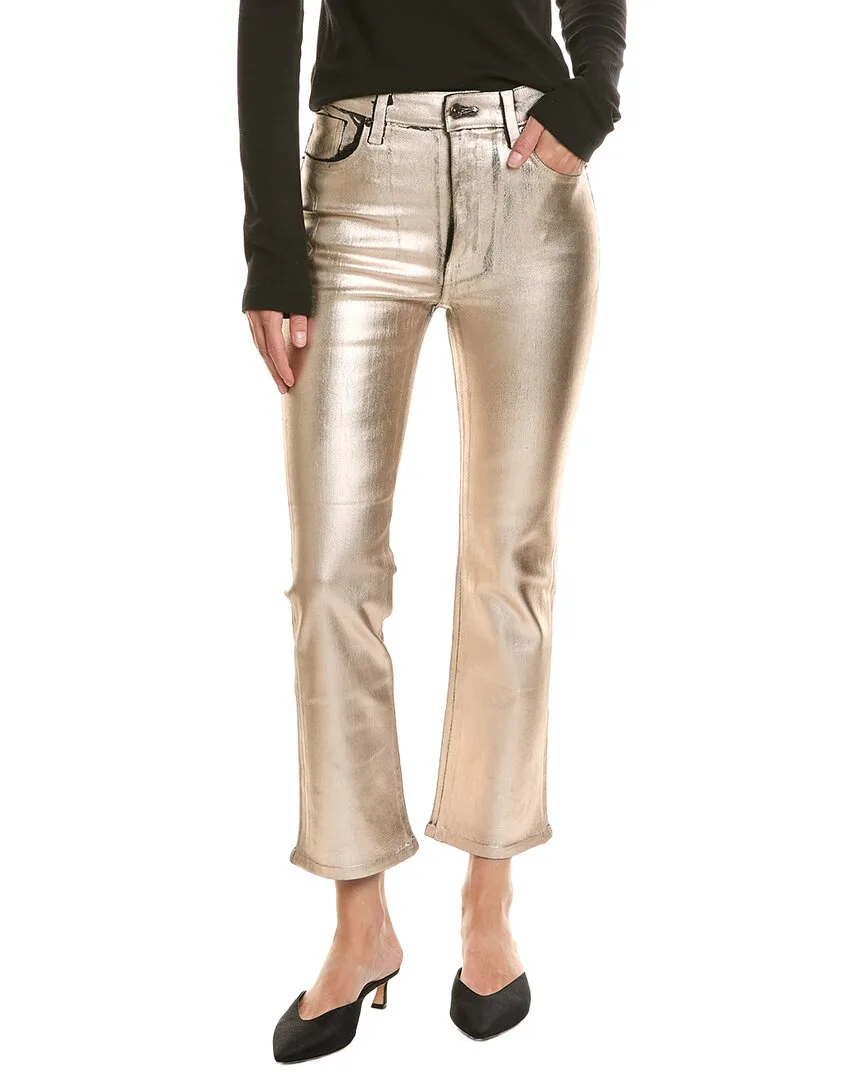 The Reboot Champagne Coated Crop Jean by FRAME