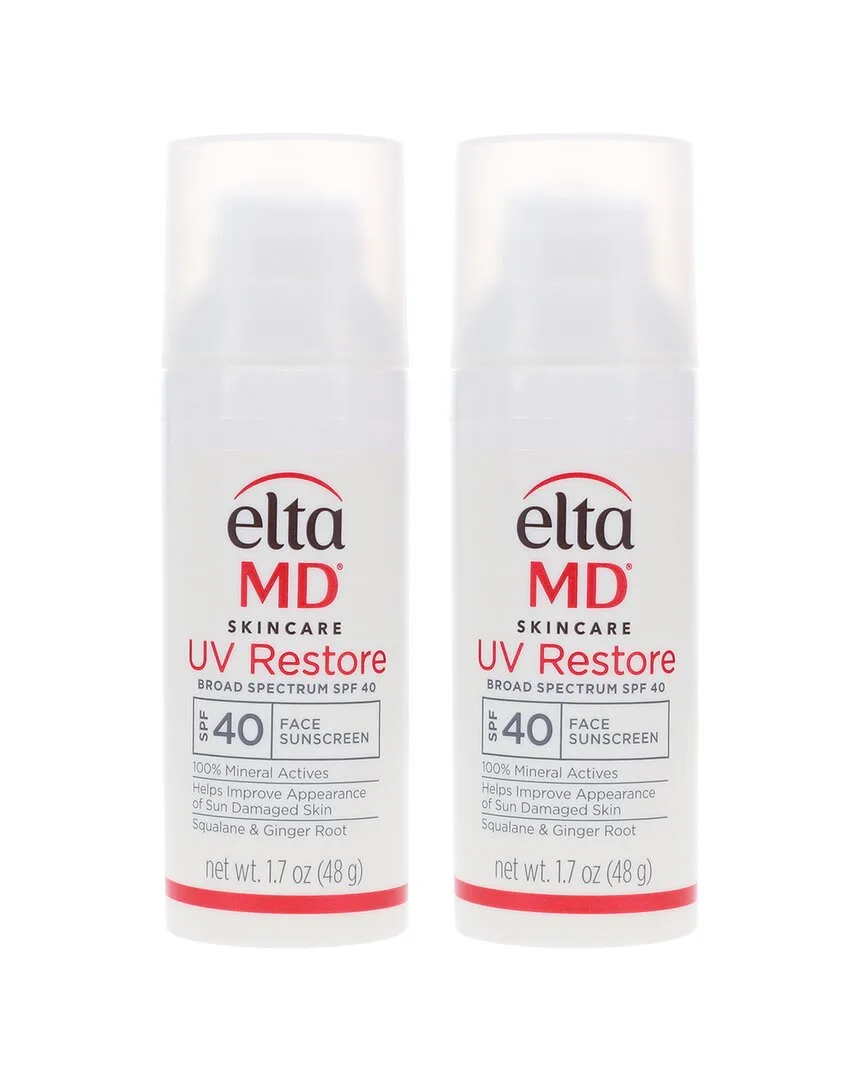 Uv Restore Broad Spectrum Spf 40 Face Sunscreen 1.7Oz 2 Pack by Eltamd
