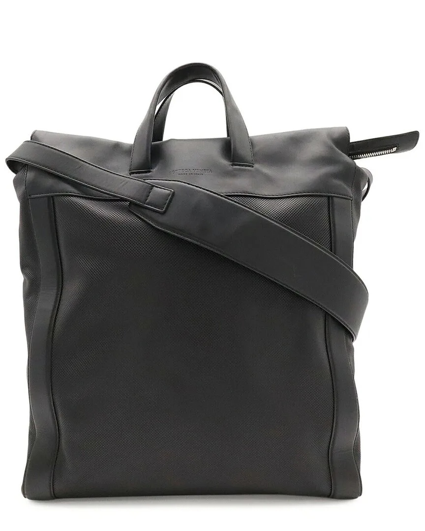 Black Calfskin Briefcase (authentic Pre-Loved) by Bottega Veneta