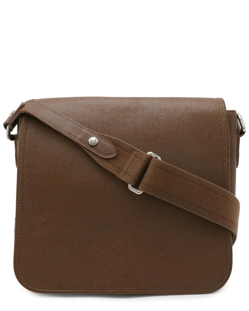 Brown Taiga Leather Andre (authentic Pre-Loved) by Louis Vuitton