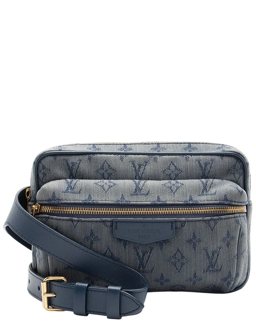 Blue Denim & Leather Outdoor Bumbag (authentic Pre-Loved) by Louis Vuitton