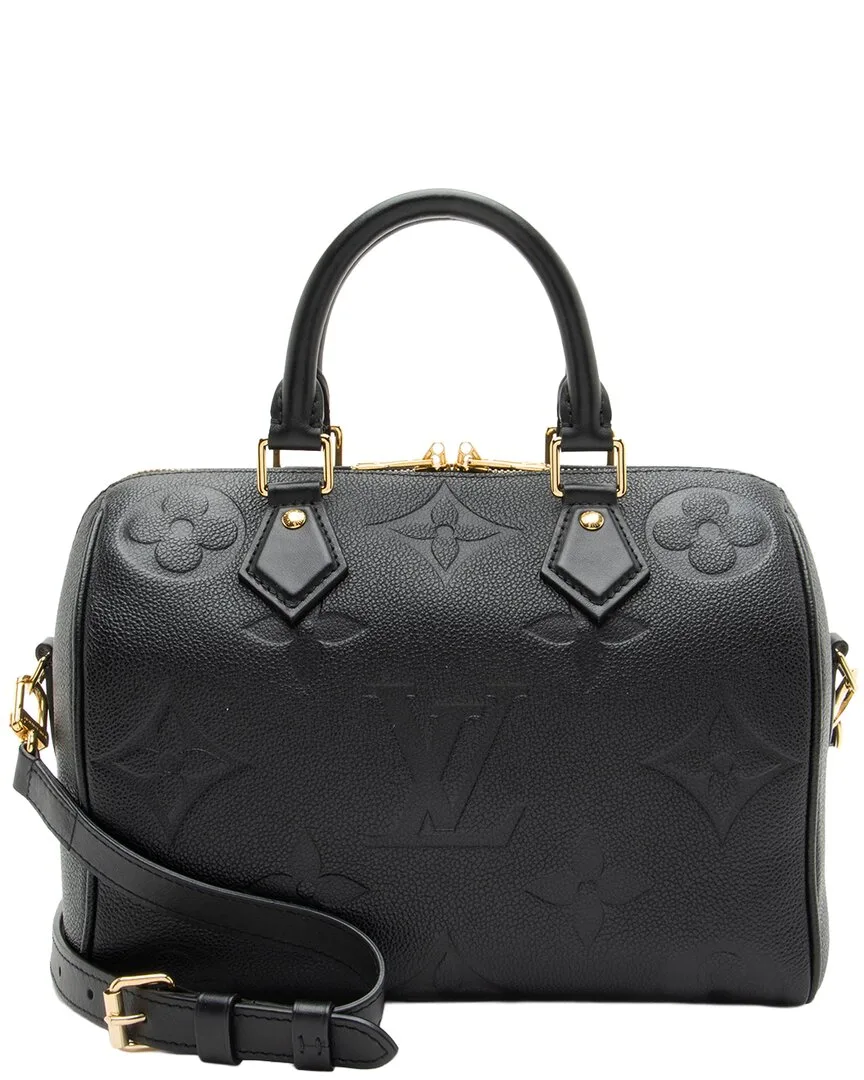 Black Empreinte Leather Speedy Bandouliere 25 (authentic Pre-Loved) by Louis Vuitton