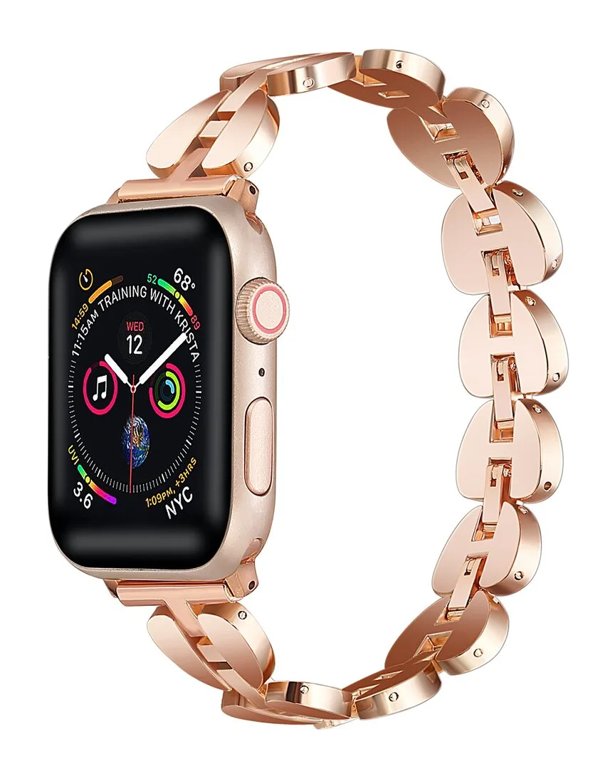 Sleek Metal Link Apple Watch Replacement Band by Posh Tech