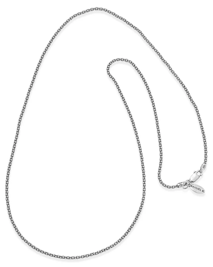 Silver Popcorn Chain Necklace by Samuel B