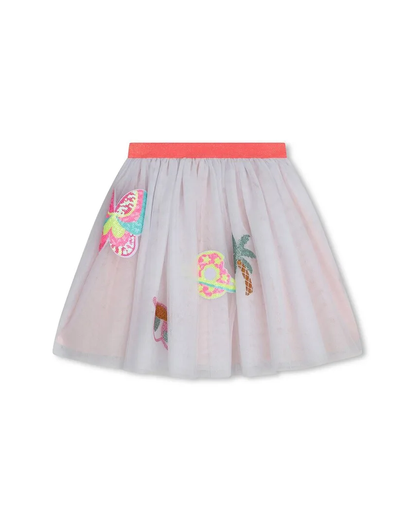 Sequin Graphic Skirt by Billieblush