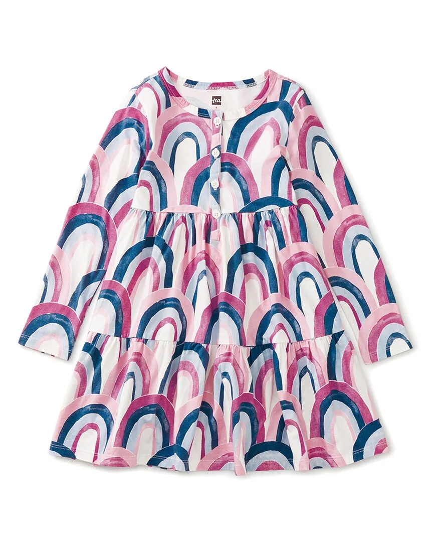 Tiered Henley Dress by Tea Collection