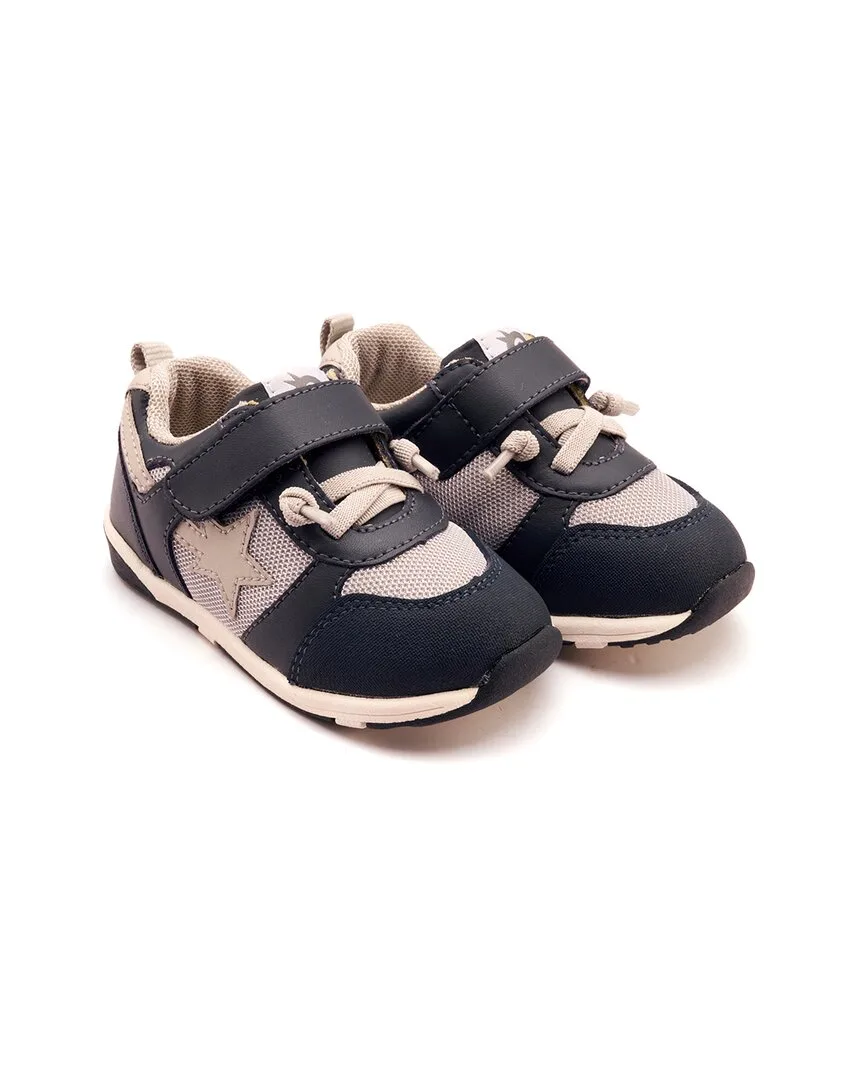 Sport Star Mesh & Leather Sneaker by Oldsoles
