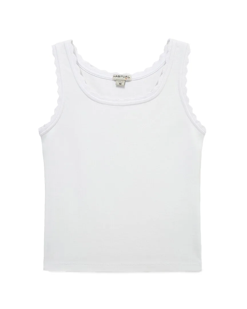 Scallop Edge Tank by Habitual