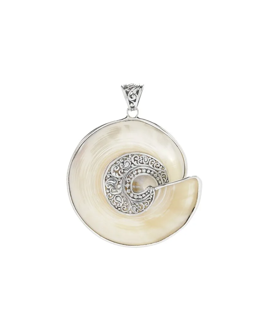 Silver Pearl Pendant by Samuel B