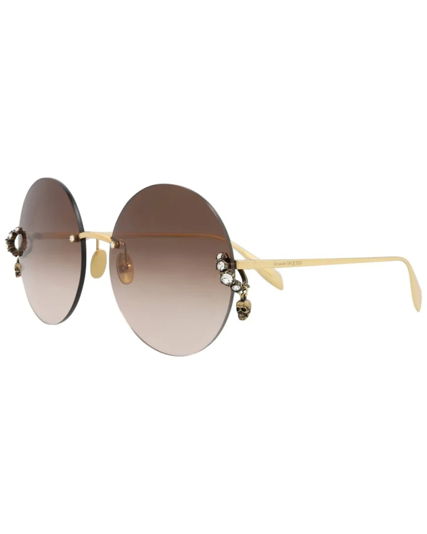 Am0418s 62Mm Sunglasses by Alexander McQueen