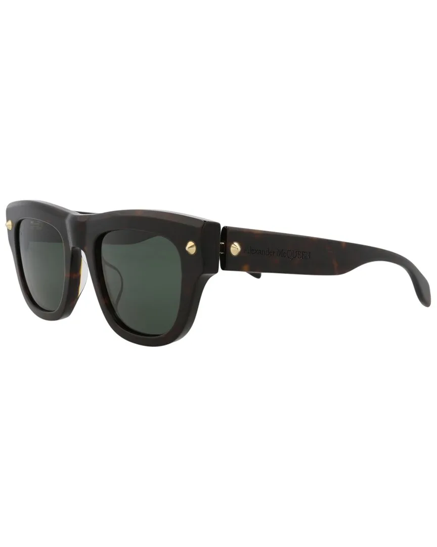Am0425s 51Mm Sunglasses by Alexander McQueen