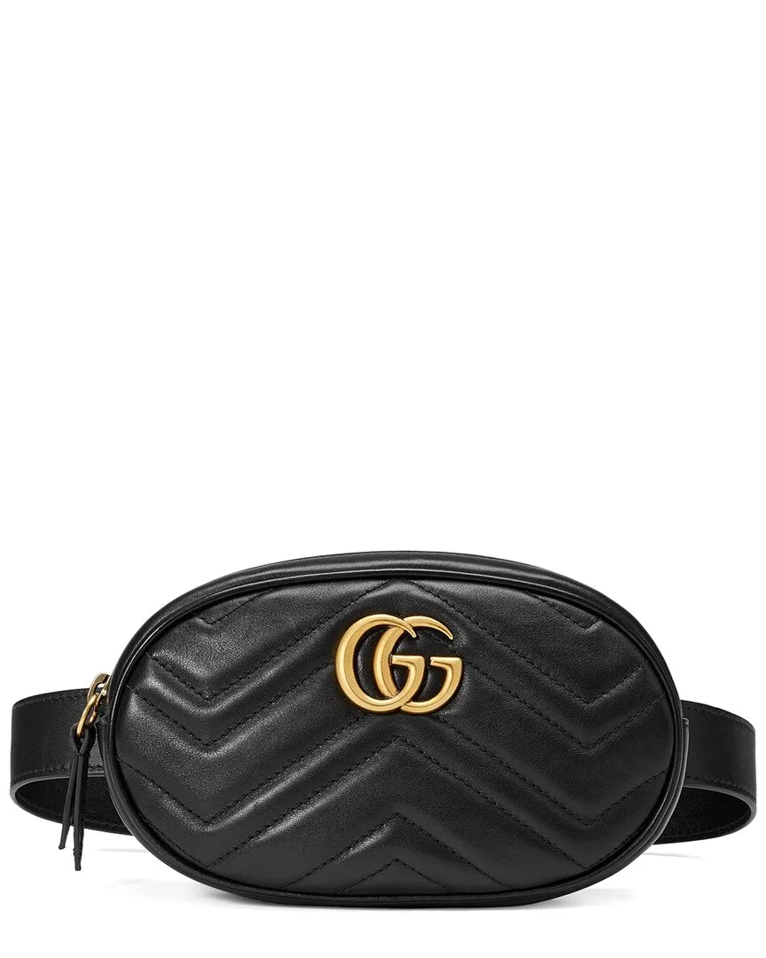 Gg Marmont Matelasse Leather Belt Bag by Gucci