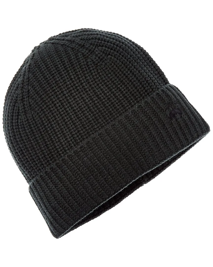 Shaker Rib Wool & Cashmere-Blend Beanie by Brooks Brothers