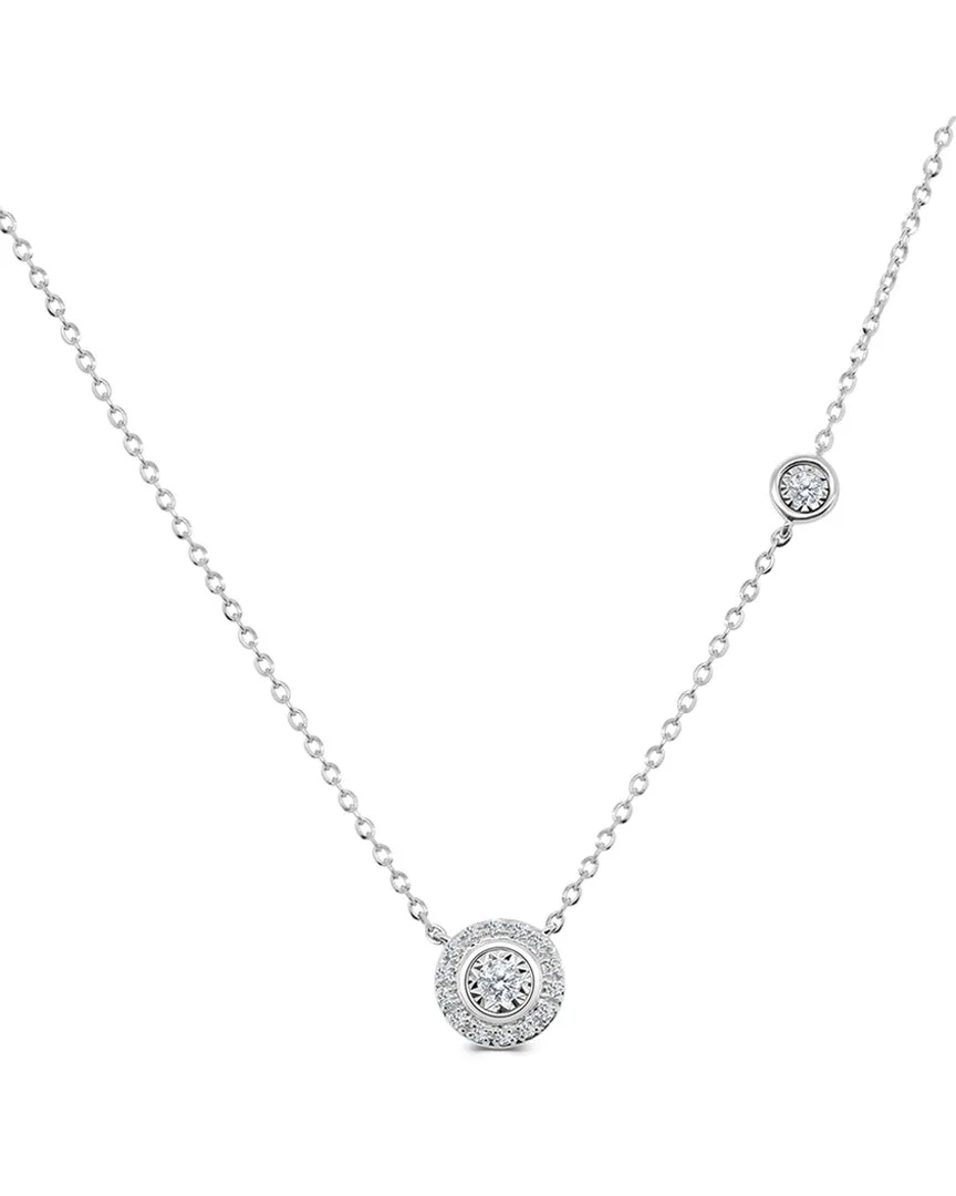 14K 0.11 ct. tw. Diamond Solitaire Necklace by Sabrina Designs