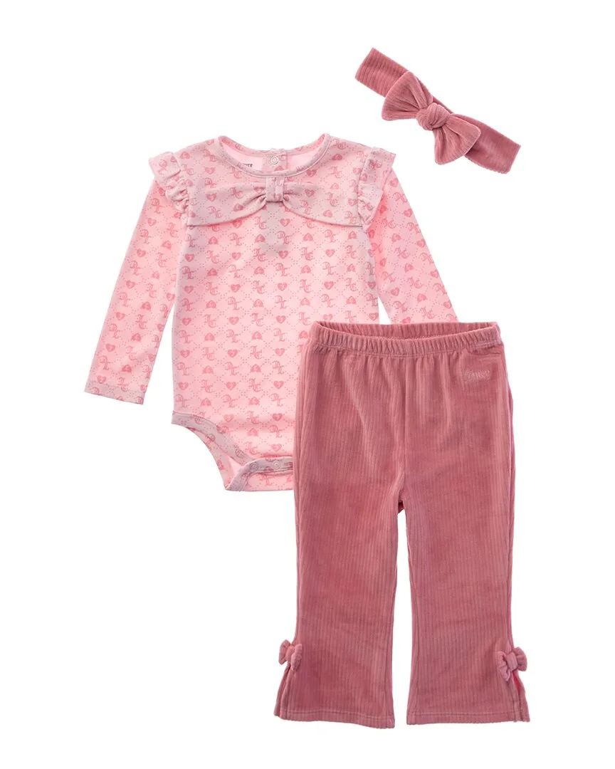 3Pc Bodysuit, Pant & Headband Set by Juicy Couture